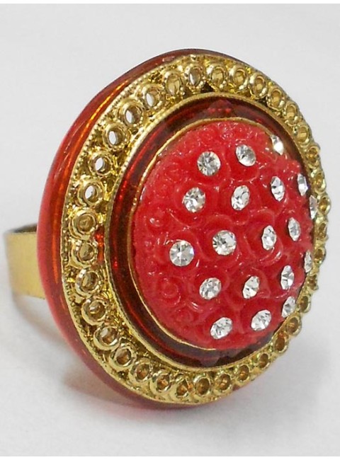 Kundan Finger Ring